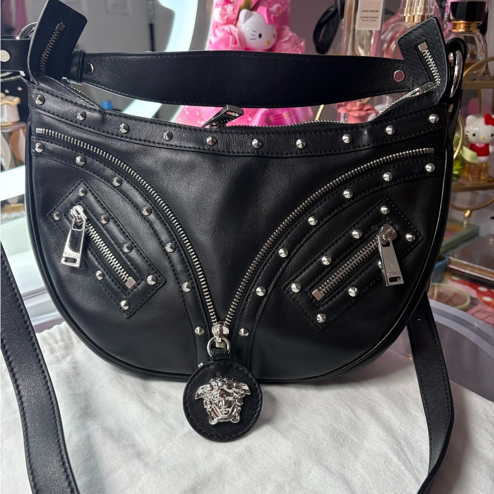 Valentino Black Zip-Top Bag